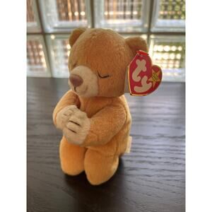 Vintage Rare Error Tag Retired 1998 Ty Beanie Baby Hope Praying Bear NWT